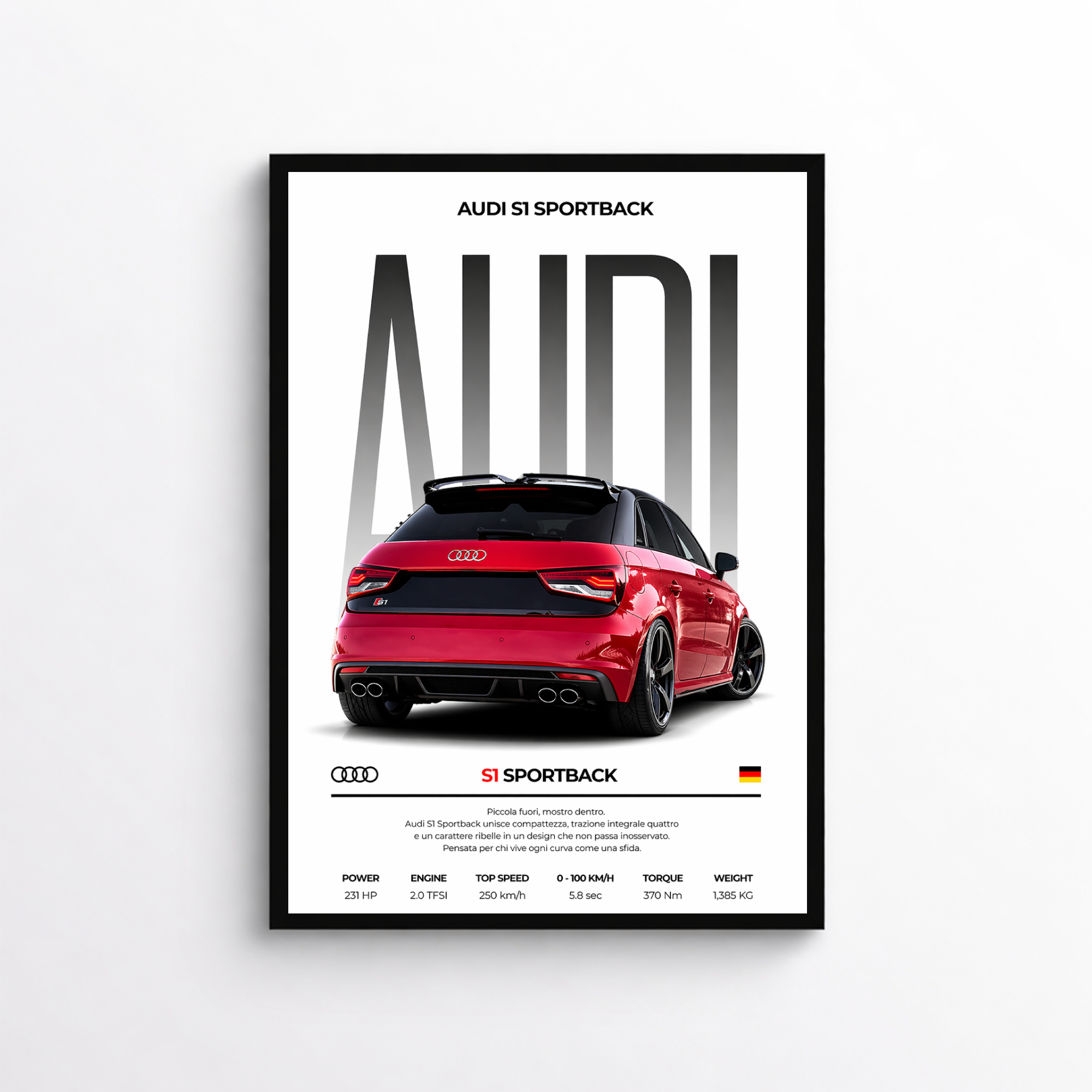 Audi S1 Sportback Poster
