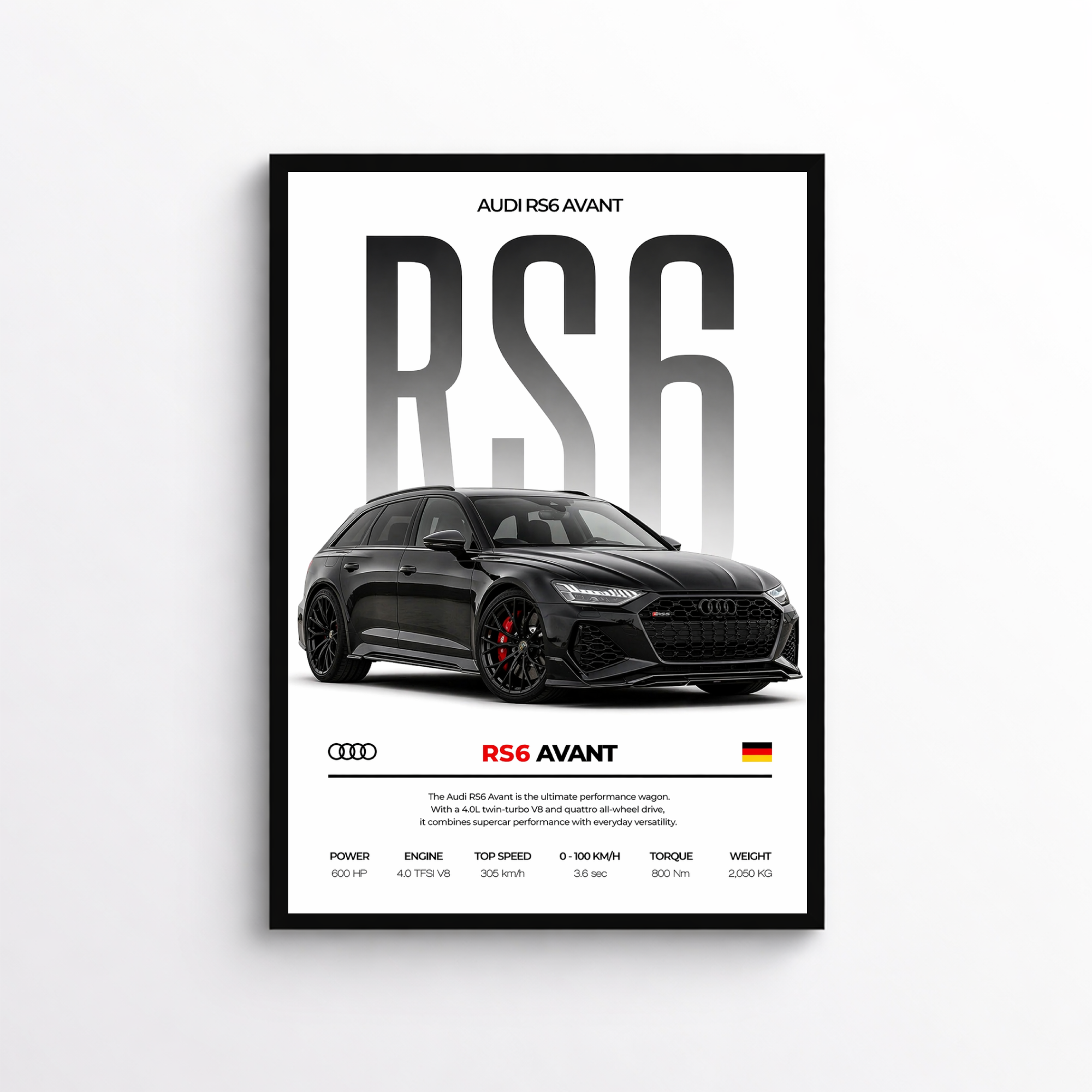 Audi RS6 Avant (C8) Poster