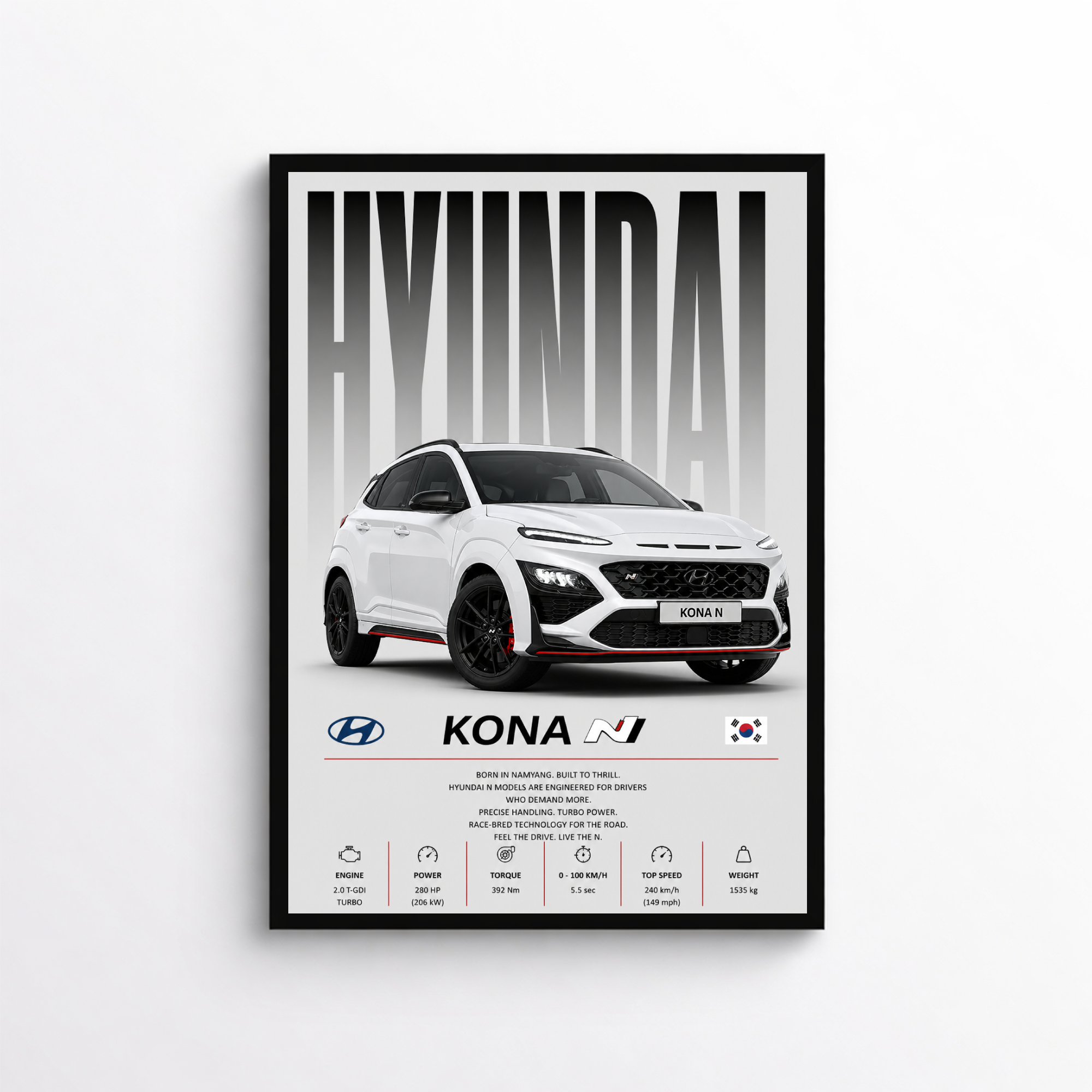 Hyundai Kona N Poster