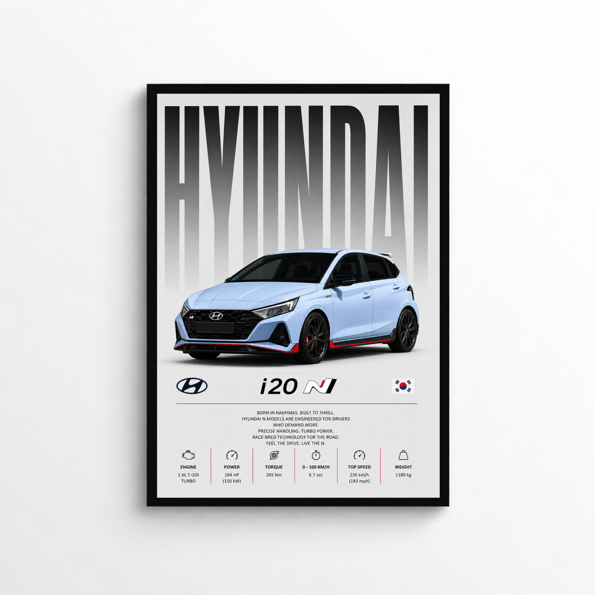 Hyundai i20 N Poster