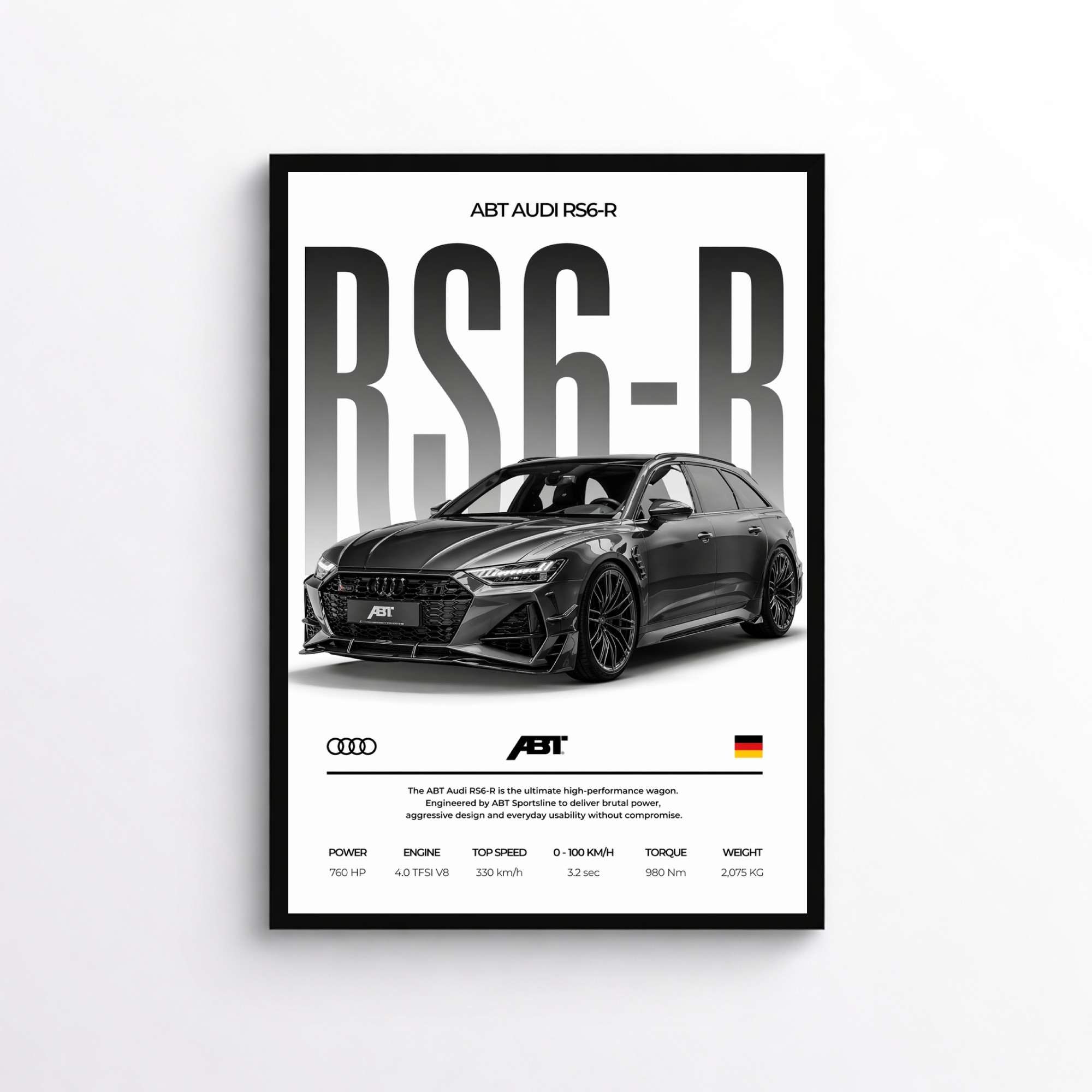 ABT Audi RS6-R Poster