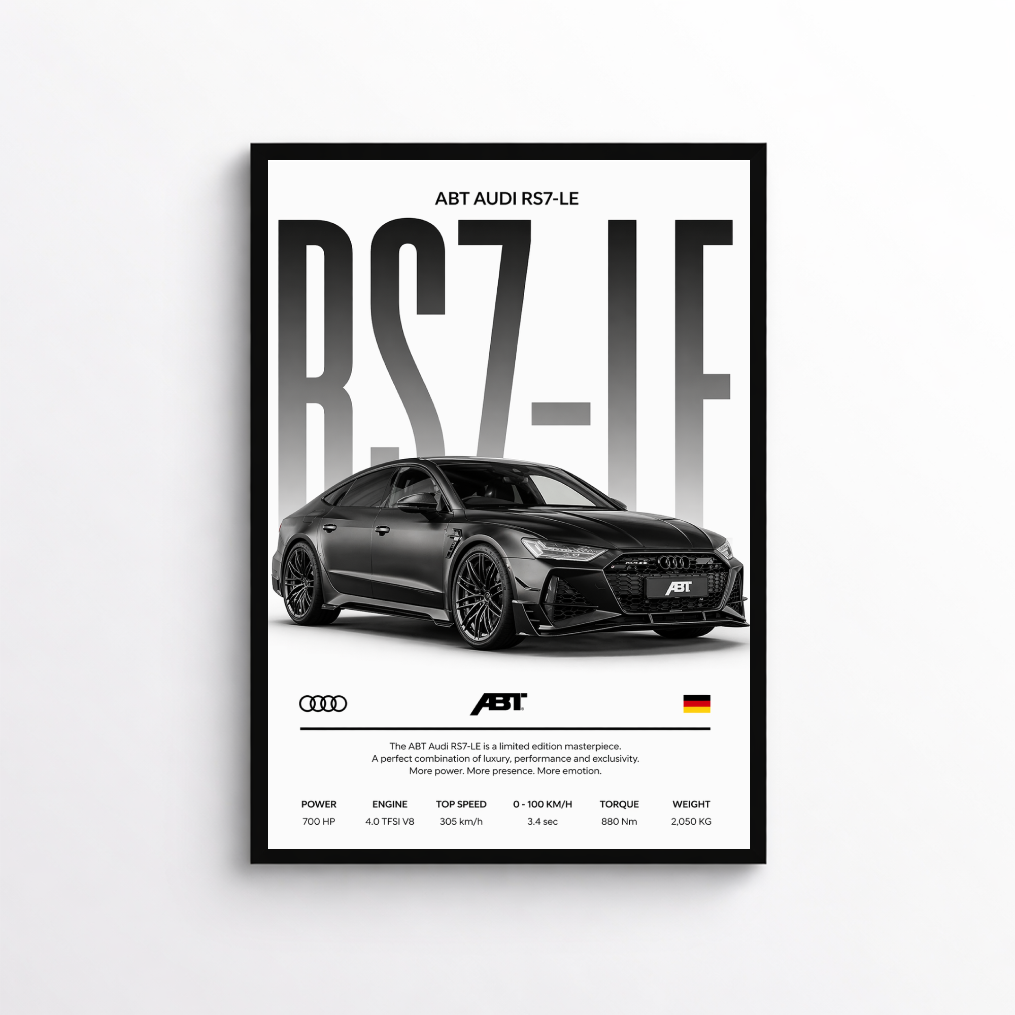 ABT Audi RS7-LE Poster