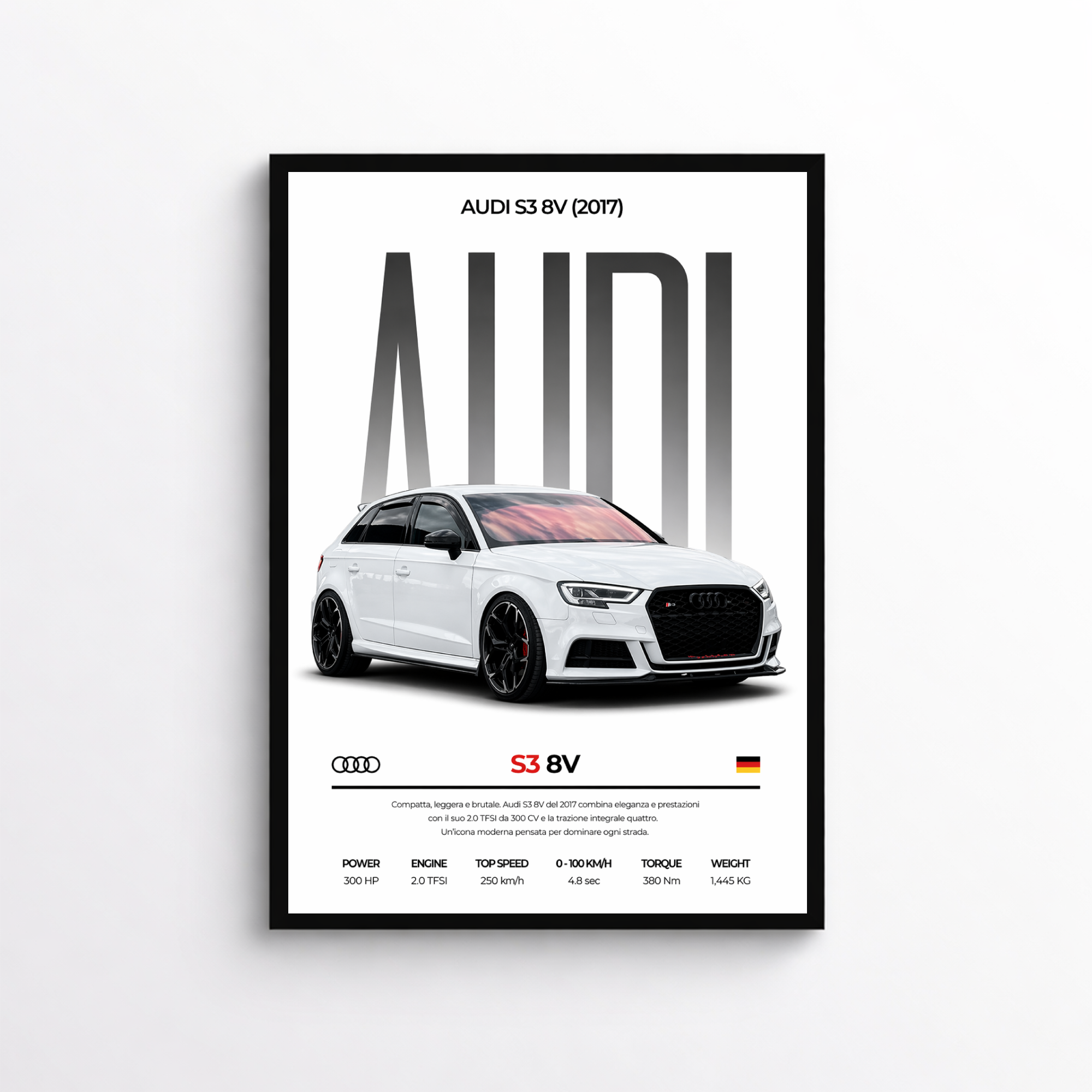 AUDI S3 8V Poster