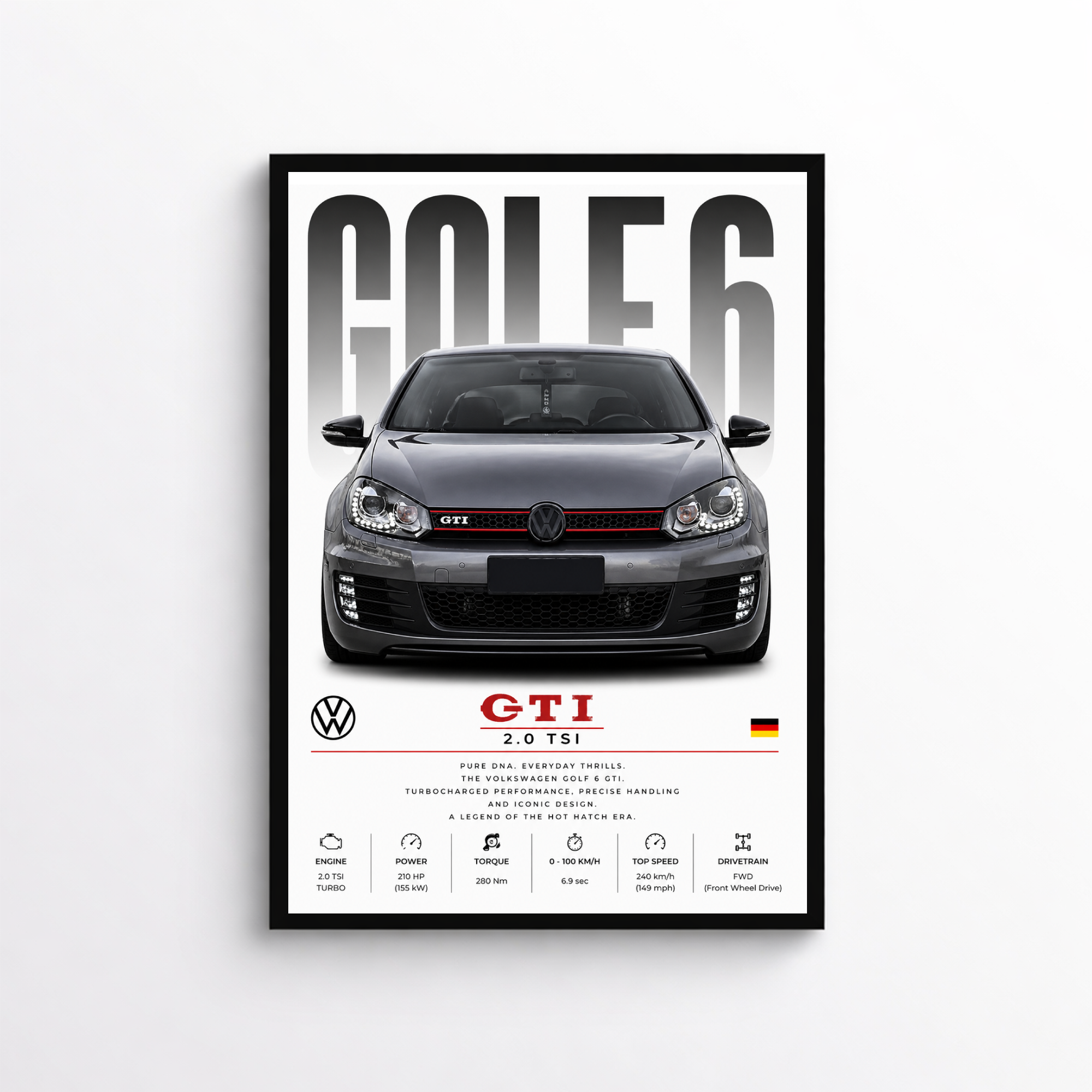 Golf 6 GTI Poster
