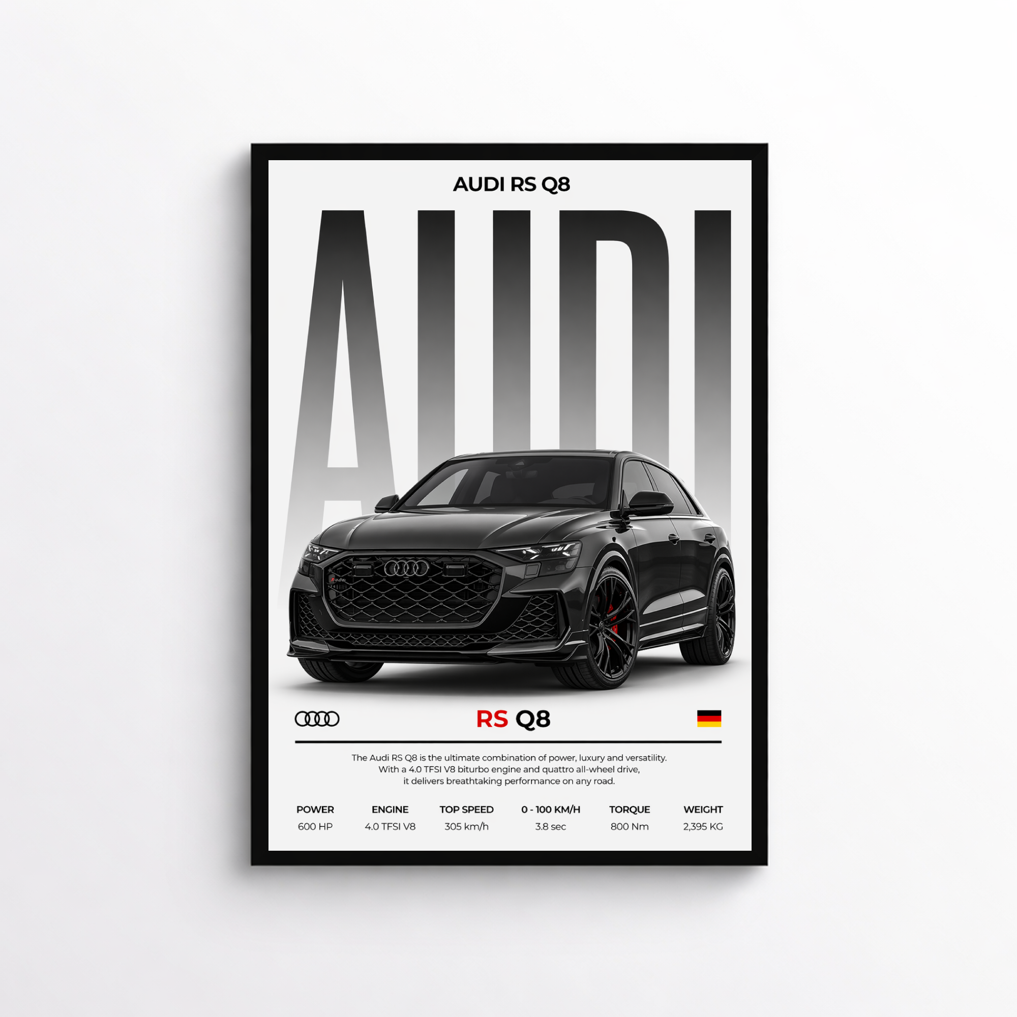 Audi RS Q8 Poster