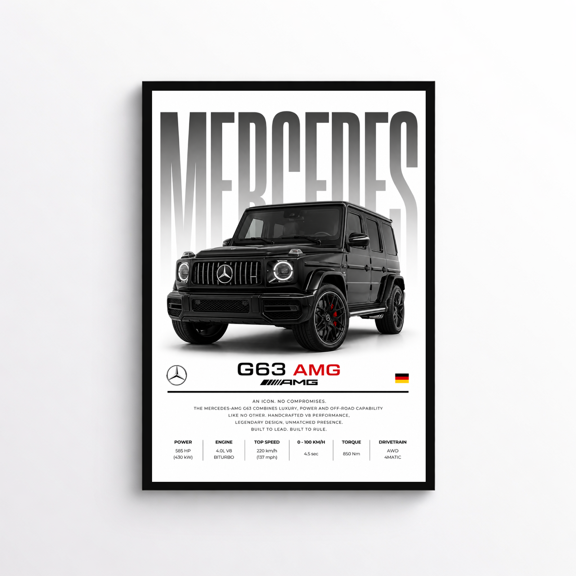 Mercedes AMG G63 Poster